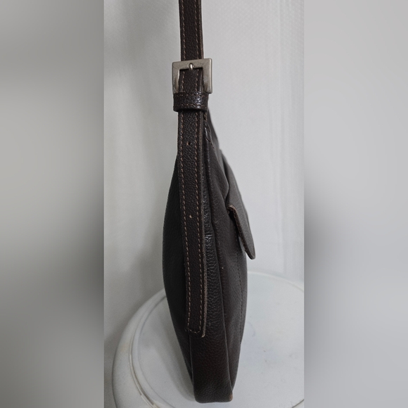 EUC Longchamp Brown Leather Shoulder Bag - Picture 4 of 14